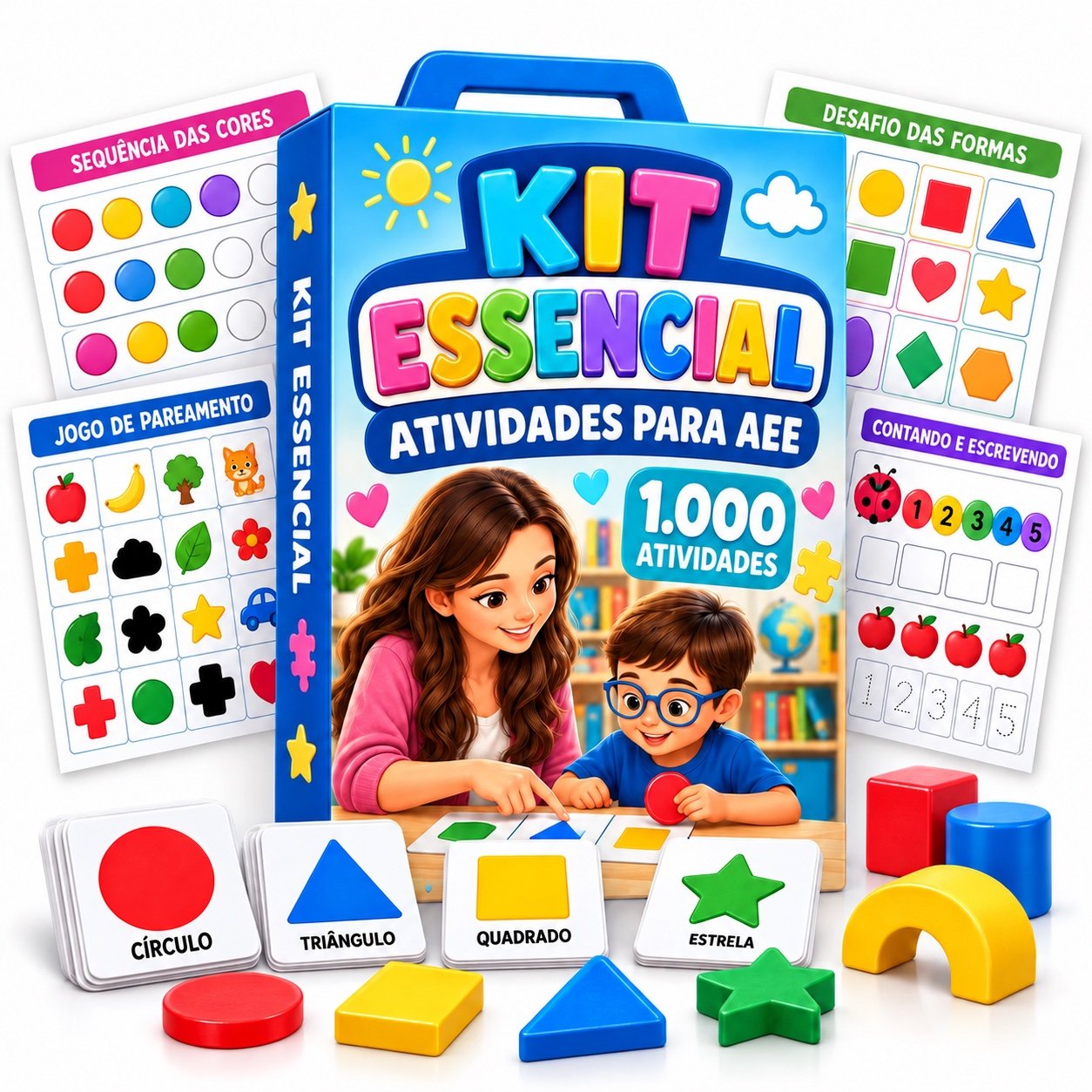 Kit Essencial com 1.000 atividades de AEE